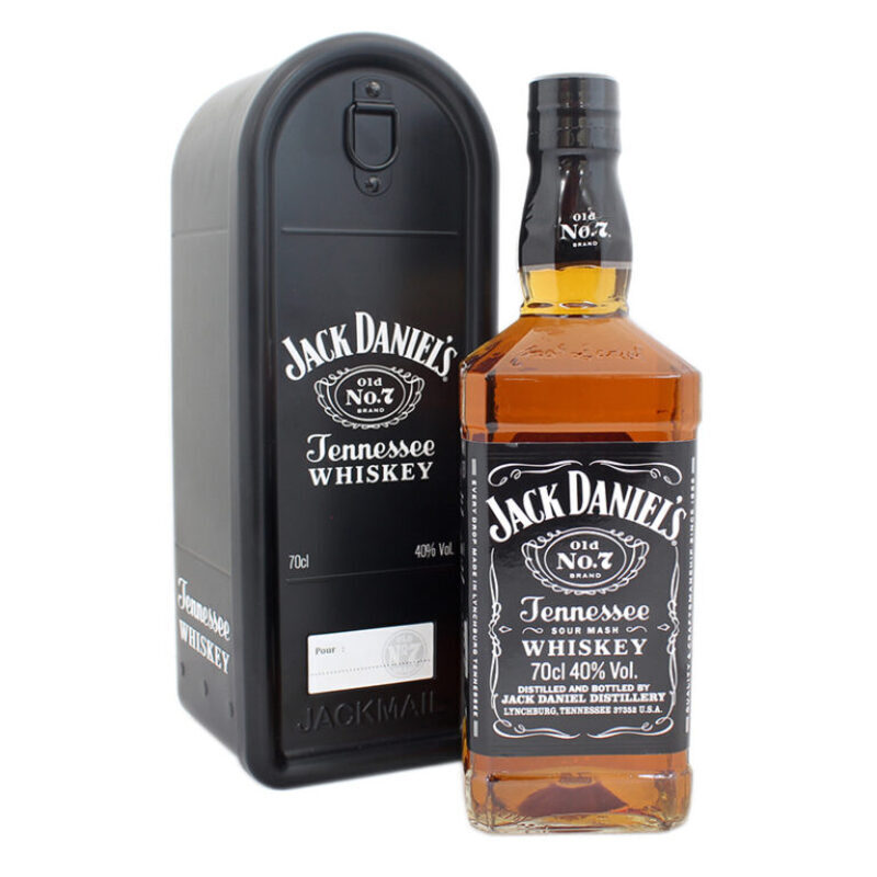 Jack Daniel's in cutie metalica mail box 0.7L