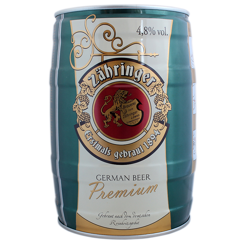 Zahringer Premium Bier 5L