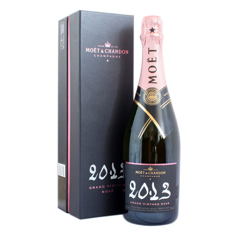 Moet & Chandon Rose Grand Vintage 2013 in cutie 0.75L