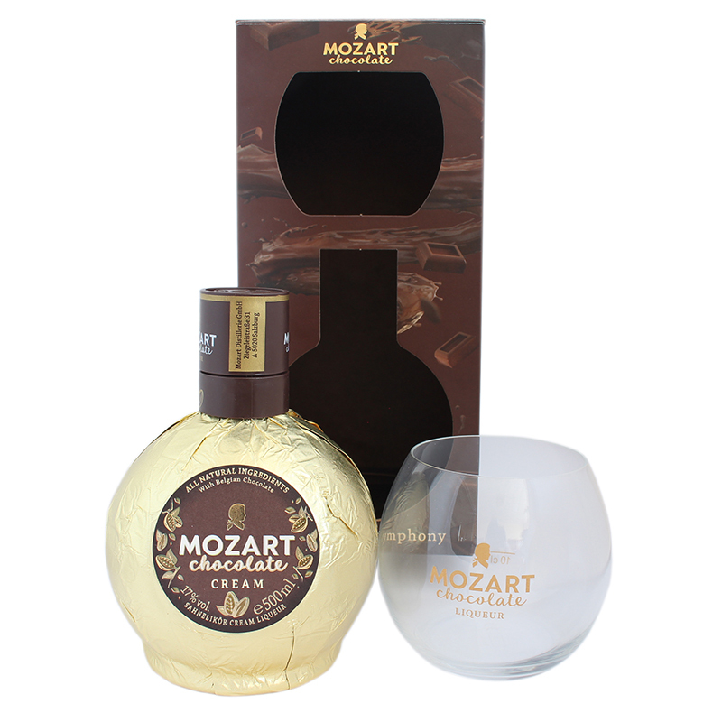 Mozart Gold in cutie cu pahar 0.5L SGR