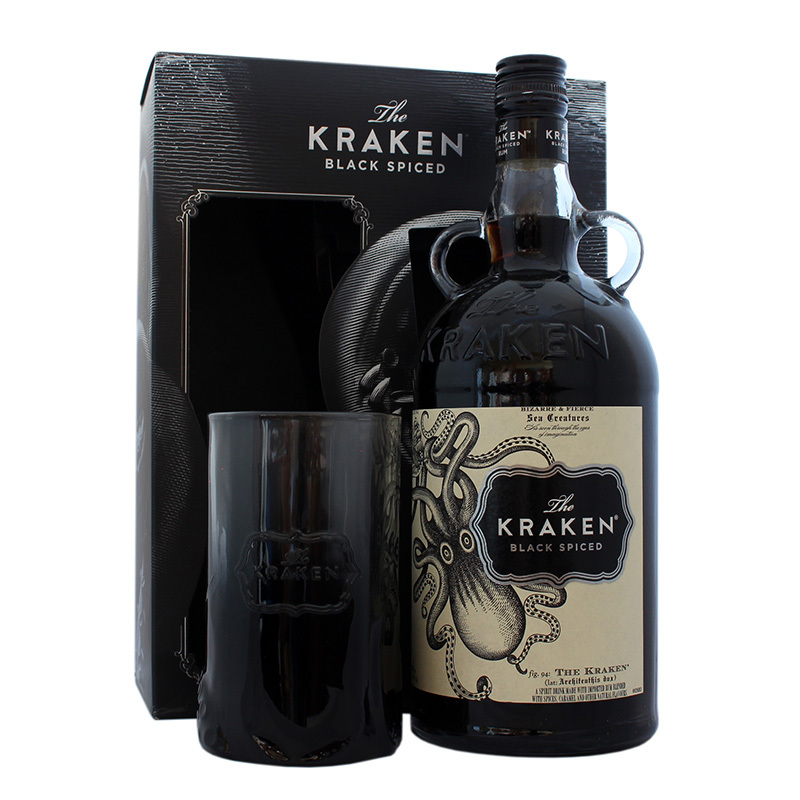 Kraken Black 1L cu pahar SGR