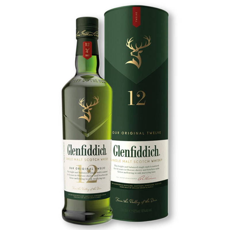 Glenfiddich 12 ani in cutie 1L SGR