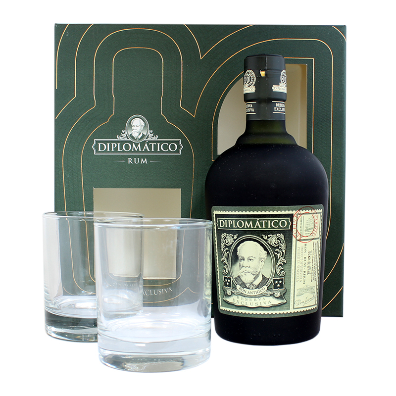 Diplomatico Reserva Exclusiva 0.7L cu pahare SGR