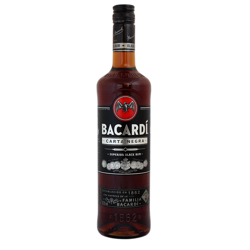 Bacardi Carta Negra 0.7L 37.5% SGR